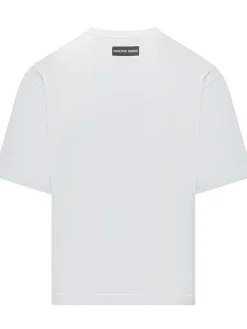 Crew Neck T-shirt with Embroidered Logo