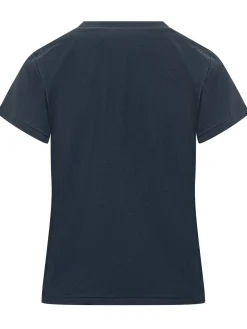 Crewneck T-shirt with Logo Embroidery
