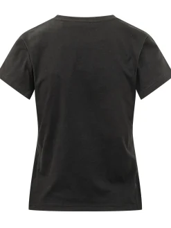 Crewneck T-shirt with Logo Embroidery