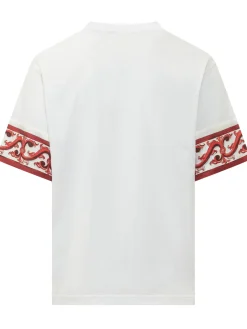 Crew Neck T-shirt with Printed Pocket