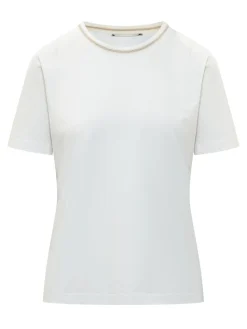 Crew Neck T-shirt with Trim