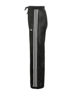 Crochet Pants with Side Stripes