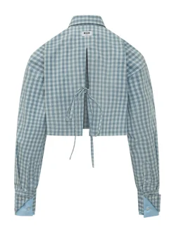 Cropped Check Shirt