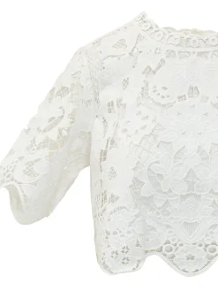 Cropped Lace T-shirt
