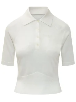 Cropped Short Sleeve Polo