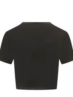 Cropped T-shirt with Graphic Print