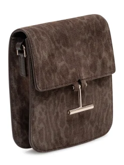 Crossbody Bag with T Closure
