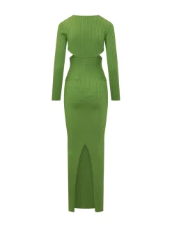 Cross Over Knit Maxi Dress