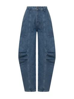 Denim Cargo Pants