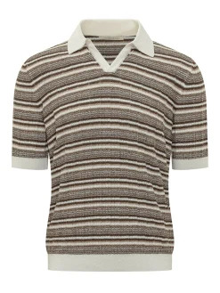Derby Short Sleeve Knit Polo