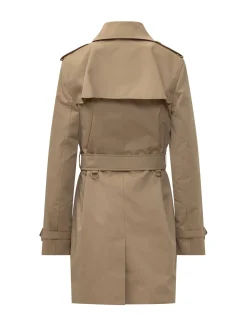 Double Breasted Belted Trench Coat