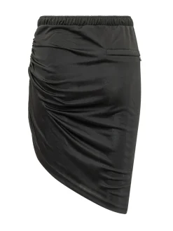 Draped Sport Skirt with Elastic Waist