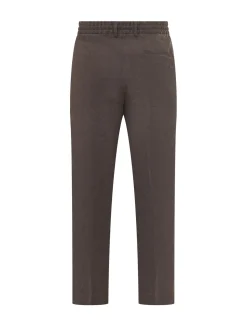 Drawstring Trousers with Elasticated Waist