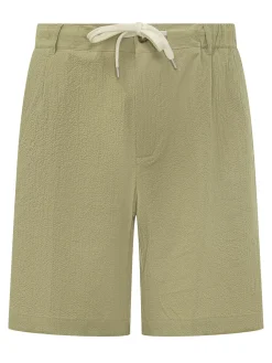 Drawstring Waist Bermuda Shorts