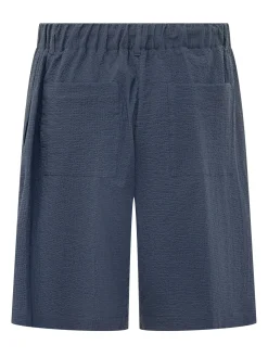 Drawstring Waist Bermuda Shorts