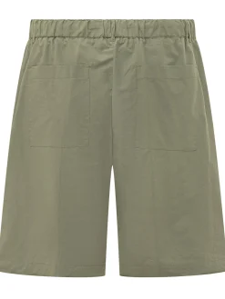 Drawstring Waist Bermuda Shorts