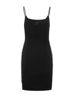 Dress with Thin Straps and V Neck