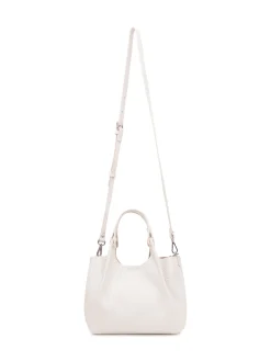 Dua Leather Shoulder Bag with Single Handle