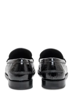 Embossed Leather Loafer