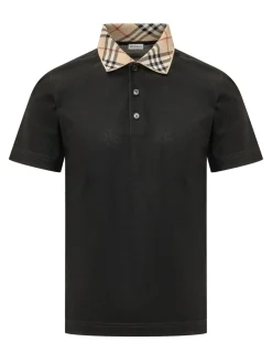 Evan Polo Shirt with Check Collar
