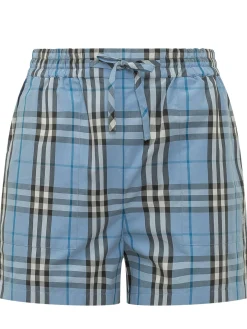 Evelyn Check Shorts with Drawstring