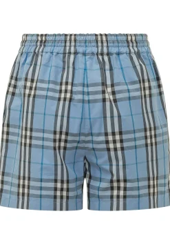 Evelyn Check Shorts with Drawstring