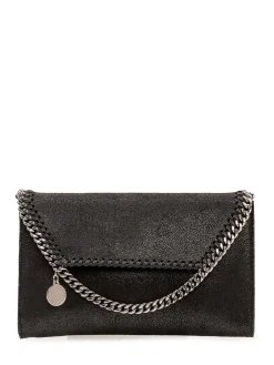 Falabella Wallet with Woven Trim