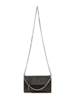 Falabella Wallet with Woven Trim