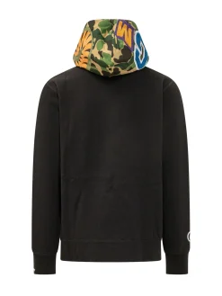 Felpa ABC Camo Shark con Cappuccio e Zip