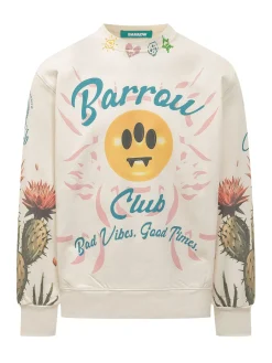 Felpa Barrow Club con Stampa Cactus