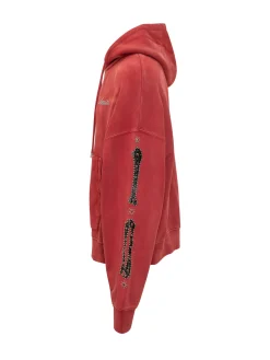 Felpa Bones con Cappuccio e Tasche a Marsupio
