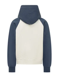 Felpa Boxy con Cappuccio e Tasca