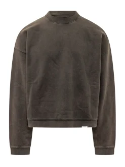 Felpa Oversize con Girocollo
