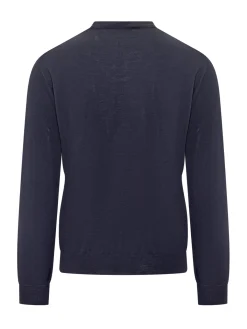 Filippo De Laurentiis Blue Crewneck Sweater