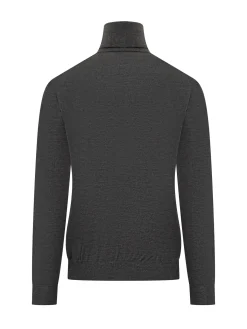 Filippo De Laurentiis Grey Wool Turtleneck