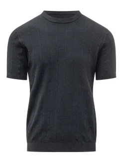 Fine Knit Crewneck T-shirt