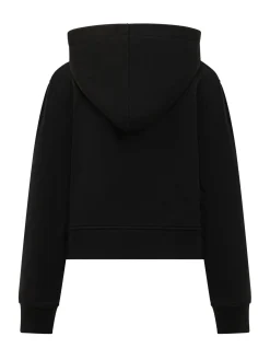 Fitted Hoodie with Bear Print