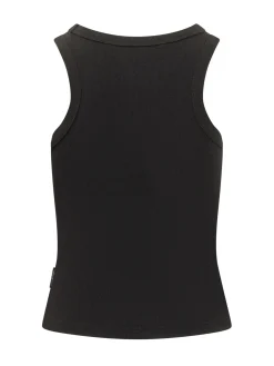 Fitted Tank Top with Logo