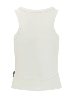Fitted Tank Top with Logo