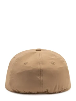 Five Panel Hat with Visor and Embroidered Logo