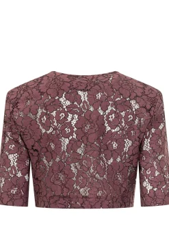 Floral Lace Cropped Jacket