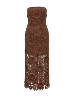 Floral Lace Midi Dress