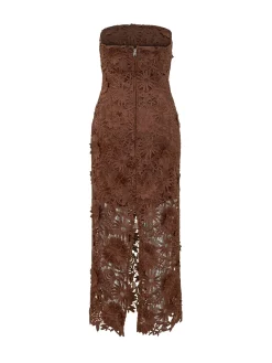 Floral Lace Midi Dress