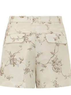 Floral Print Bermuda Shorts
