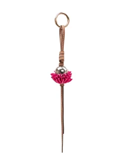 Flower Charm with Ring and Strap