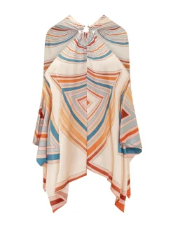 Geometric Print Halter Top