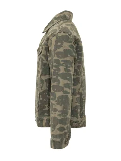Giacca Camouflage con Tasche