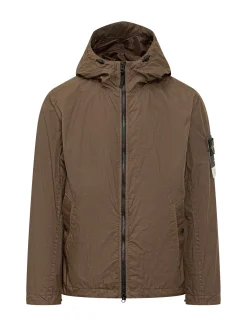 Giacca Con Cappuccio E Zip