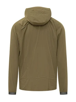 Giacca con Cappuccio e Zip Frontale