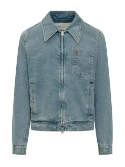 Giacca con Zip Ami Zipped Jacket